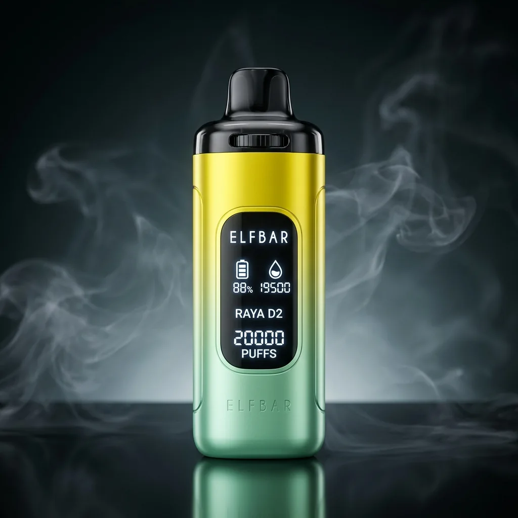 Elfbar Raya D2 20000 Puffs Lemon Mint by Elf Bar at Vape Shop Ahmedabad