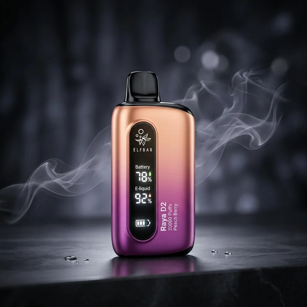 Elfbar Raya D2 20000 Puffs Peach Berry by Elf Bar at Vape Shop Ahmedabad